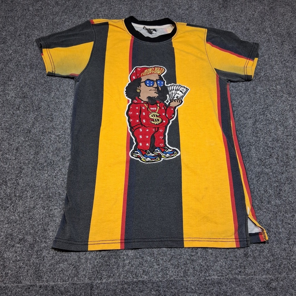 Men's XL‎ 18-20 T-shirt King One Color One Nation Graphic Money Rules Everything